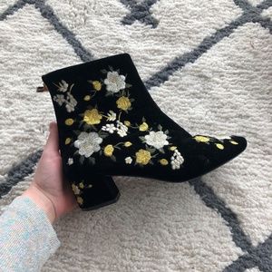 Flower Power Booties TOPSHOP